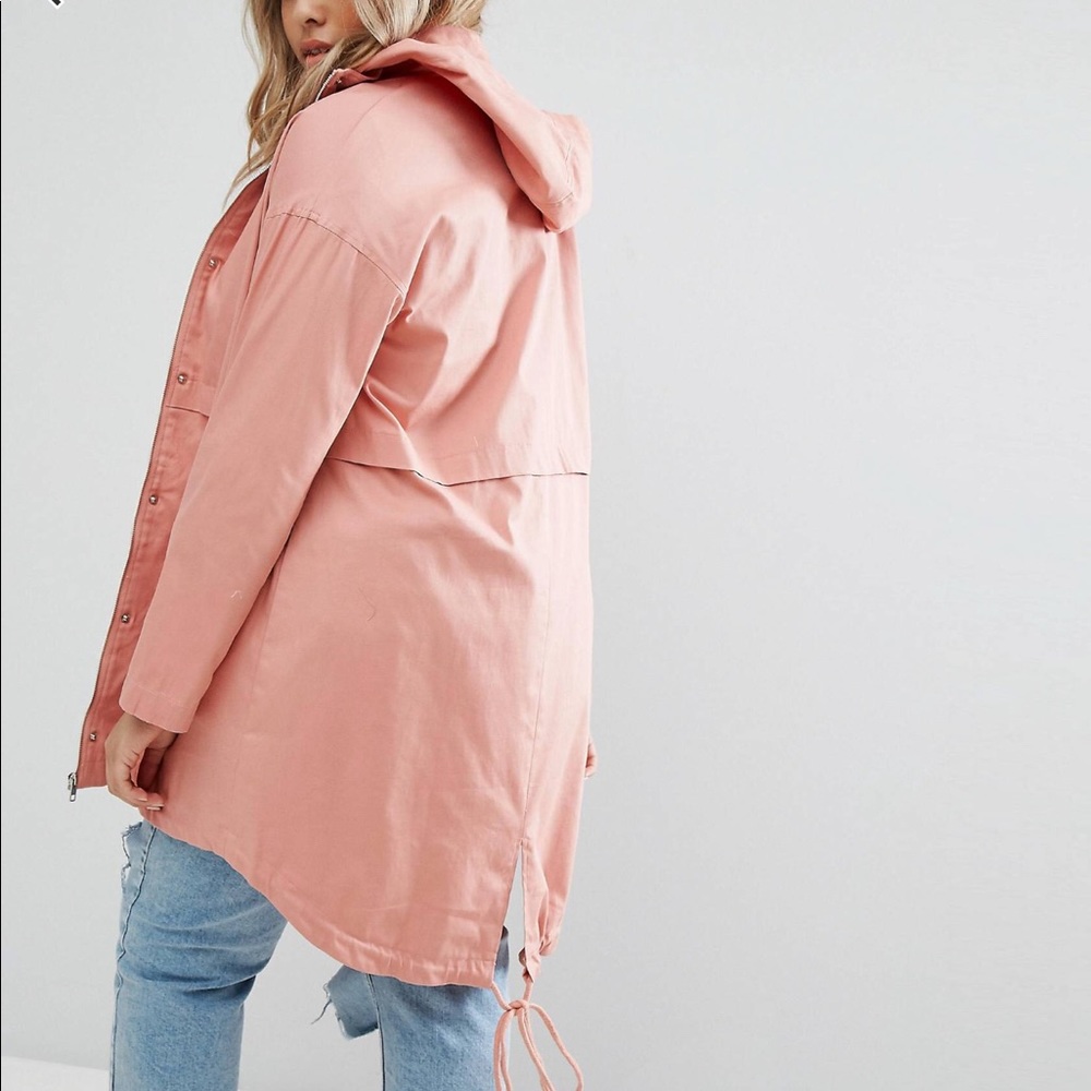 ASOS CURVE Coral Parka